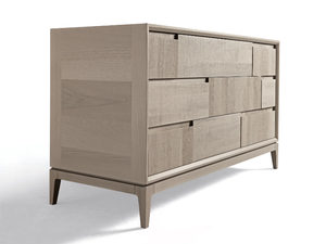 TRAMA E ORDITO M-619 - Walnut chest of drawers _ Dale Italia